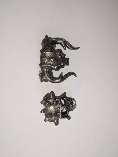 1990s Skull Novelty Pins (Attach to clothes)