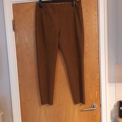 Primark  Faux  Suede  Trousers.   S.18.