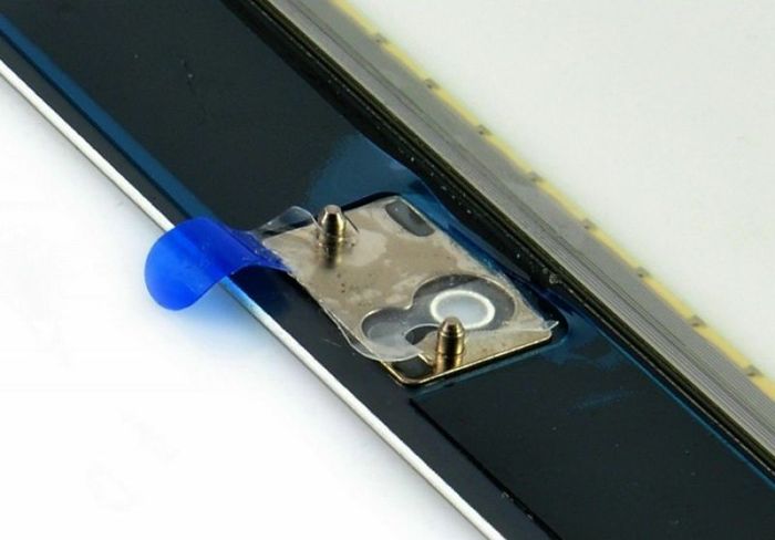 For Apple iPad 2 Touch Screen Digitizer Glass Home Button With Adhesive White - FHT08IPDLCD