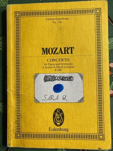 Mozart concerto for piano Eulenburg