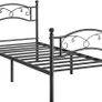Metal Bed Frame, Single Bed Frame black or white Image 4