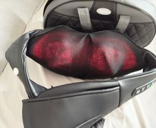 Cordless Neck Massager with heat function and Carry bag