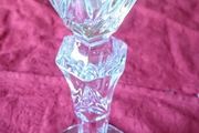 9 Inches Tall Cut Crystal Candle Holder