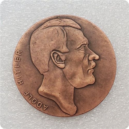 Ww2 Mark German Coin  Hitler Luftwaffe Swastika Nazi Warplane  Reichsmark
