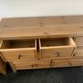 Solid Oak Chest of Drawers Image 2