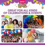 70pk Premium Latex Multicoloured Balloons Image 7