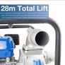 Hyundai 212cc 6.5hp Professional Petrol Water Pump - 3"/80mm Outlet Image 2