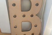 Wooden letter B