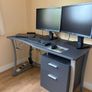 Office computer desk with drawers Image 2