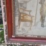 19th Century "The billiard lesson" tapestry in original frame Image 4