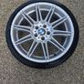 Genuine Bmw 19 M Sport 225m Mv4 Front Alloy Wheel Image 2