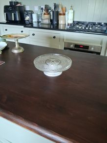 Vintage glass cake stand