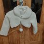 Faux Fur Girls Bolero coat Image 2