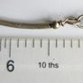 Vintage 925 Sterling Silver Tube Style Bracelet length 7,5" - 4,1g Image 10