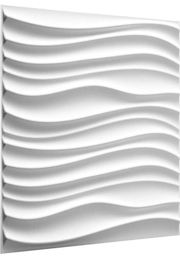 Wall Decor - Eco Friendly 3D Wall Panels / 3D Decorative Wall Tiles - Dutch Design - 100 Percent Natural 3D Wallpaper  50x50 cm  12 Panels