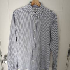 Peter Werth size medium blue white stripe shirt
