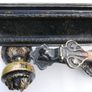 Victorian Heavy Door Brace Set - Letter Plate set  Brass Lion Face  Centre Knob Brass Door Knocker and Letter plate Image 2