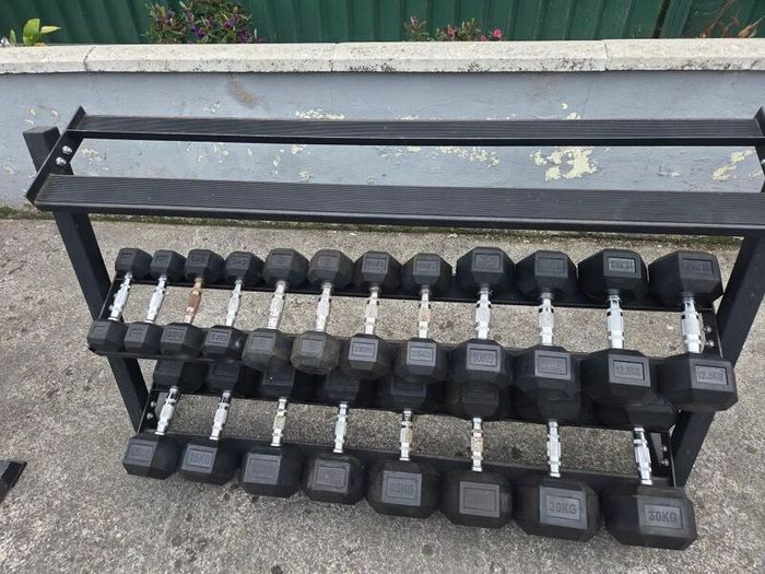 3 tier dumbbell rack