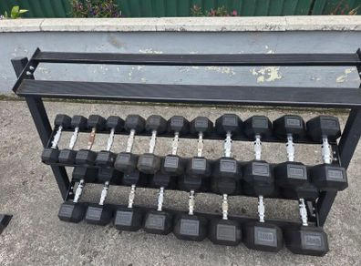 3 tier dumbbell rack