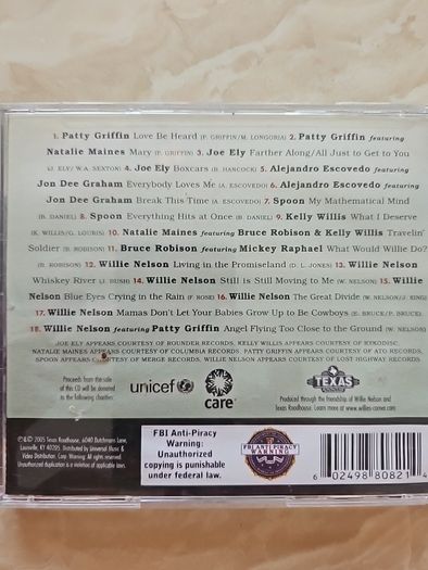 Willie Nelson CD  - Songs For Tsunami Relief