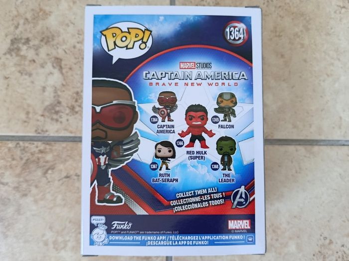 Funko Pop Marvel Captain America - Brave New World # 1364 Vinyl Figure Toy New