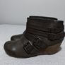 Schuh Blowfish Malibu Wedge Leather Boots, NEW Image 3