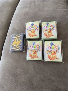 5 unopened sleeve packs pokemon