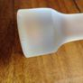 Vintage Madonna & Child Frosted Glass Statue. Stamped. By Steph Uijterwaal. Image 4