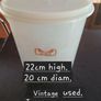 Vintage Stainless Steel Utility Scoop Set of  2. FREE tupperware container. Image 2