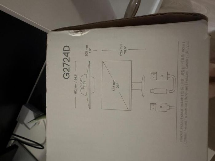 Dell S2721DGFA 27 inch QHD Gaming Monitor 165Hz IPS Under Warranty (2027)