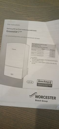 Worcestrr Bosch Greenstar 30i Combi Boiler