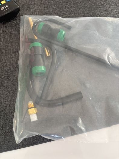 Air suspension compressor installation pipe kit for Discovery 3