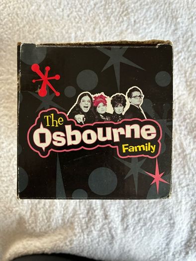 Ozzy and Sharon Osbourne boxed talking head toys