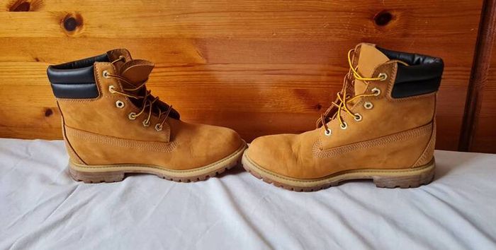 Timberland 4140 boots Size 6.5 eu 39.5 tan suade zero stains In excellent condition