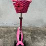 Kids Pink Maxi Micro Foldable LED Scooter Image 4