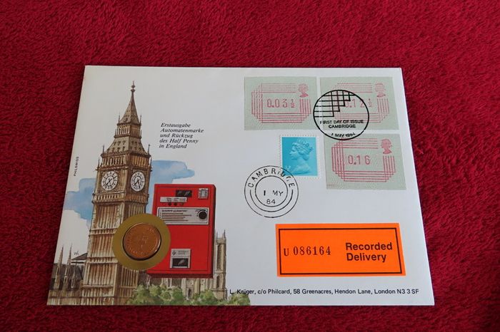 Collectors lot Vintage UK coins sets & coin stamp covers