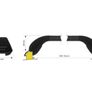 Nordrive Snap Black Steel Aero Roof Bars Image 2