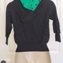 Roxy Life Black  Cotton Hoodie/Cardigan Size Small Image 3