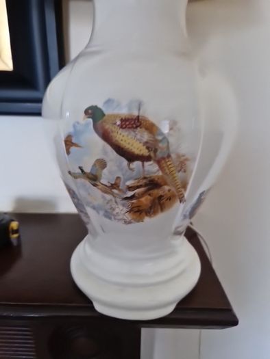 vintage gamebirds lamp
