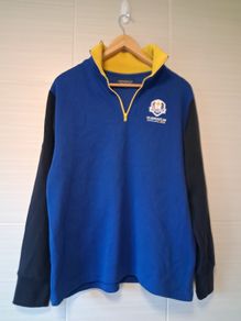 Ryder Cup Team Europe. Official Ryder Cup Merch From Triumph Over USA At Gleneagles In 2014. Mens Quarter Zip Top.