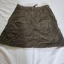 The Kooples Green Khaki Denim Cargo Skirt Image 7
