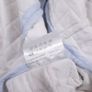 Basler Light Powder Blue Quilted Lightweight Jacket Tan Leatherette Trim 18UK/46EU Image 3