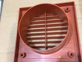 Terracotta Exterior Fan Grille 100 mm 4 Inch
