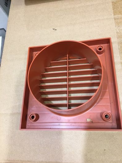 Terracotta Exterior Fan Grille 100 mm 4 Inch