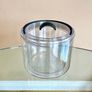 Vintage 80's Bodum Designer Double Wall Ice Bucket, Danish, Acrylic, "Shiro" Image 3