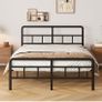 Double Bed Frame with Curved Headboard and Footboard Image 7