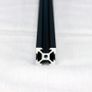 V slot 2020 Linear Rail Black Aluminium Extrusion Image 2