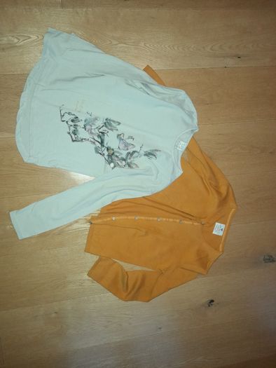 Zara top and cardigan age 11-12