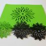 Placemats and coaster Aster Flower Felt Table Mats Set of 8 Image 4
