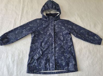 H&M Girl's PU Waterproof Jacket, size: 6-8 years